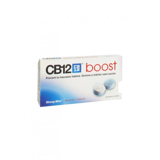 CB12 Boost Strong Mint 10 gommes à macher