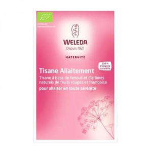 Weleda tisane allaitement fruits rouges 20 sachets 