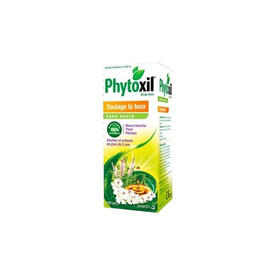 Sanofi Phytoxil sirop toux sans sucre flacon 120ml