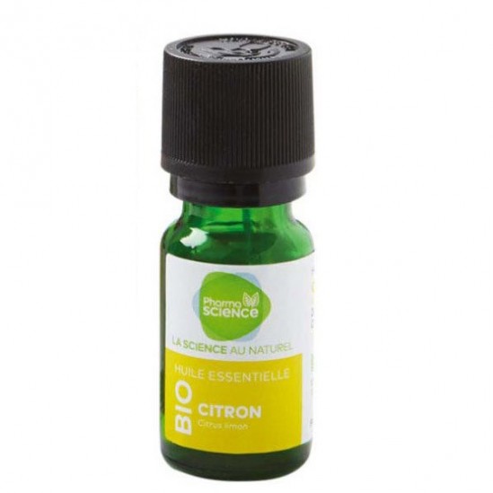 Pharmascience citron bio huile essentielle 10ml