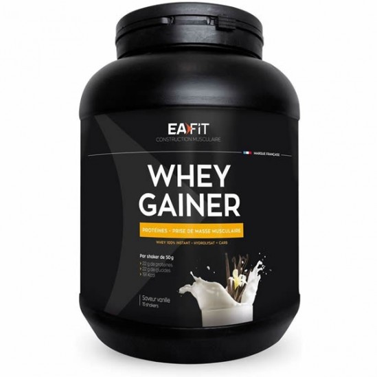 Eafit Construction Musculaire Saveur Vanille Whey Gainer 750 g