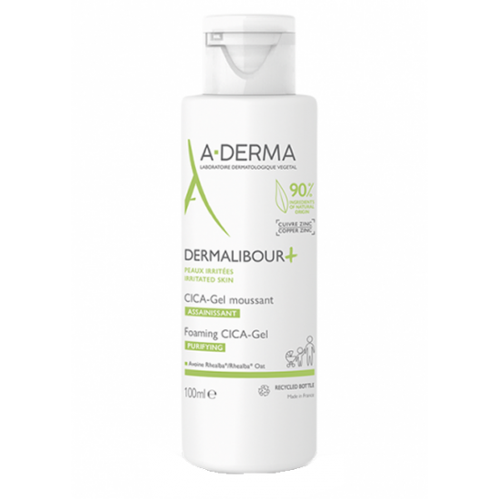 Aderma DERMALIBOUR +CICA-GEL MOUSSANT ASSAINISSANT 100ML