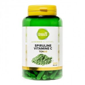 Pharmascience spiruline vitamine C tonus 200 gélules