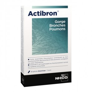 Nhco immudia actribon gorge bronches poumons 28 gelules