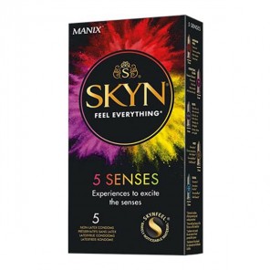 Manix skyn 5 senses 5 préservatifs