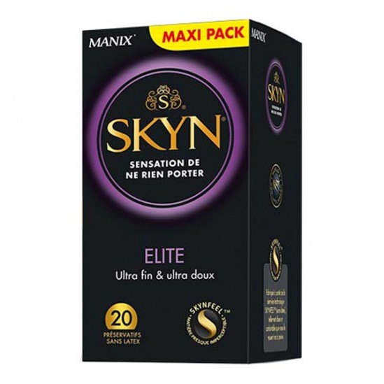 Manix skin elite 20 préservatifs