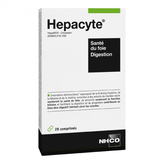 Nhco hepacyte santé du foie digestion 28 comprimés