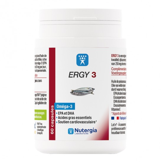 Nutergia Ergy 3 60 Capsules