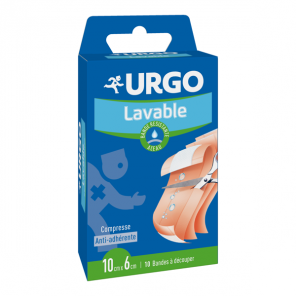 Urgo lavable 10 bande à découper 10cm x 6cm