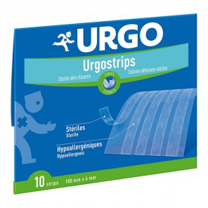 Urgostrip sutures stériles 100 x 6 10 bandelettes