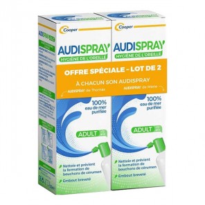 Cooper audispray adult hygiène de l'oreille 30ml