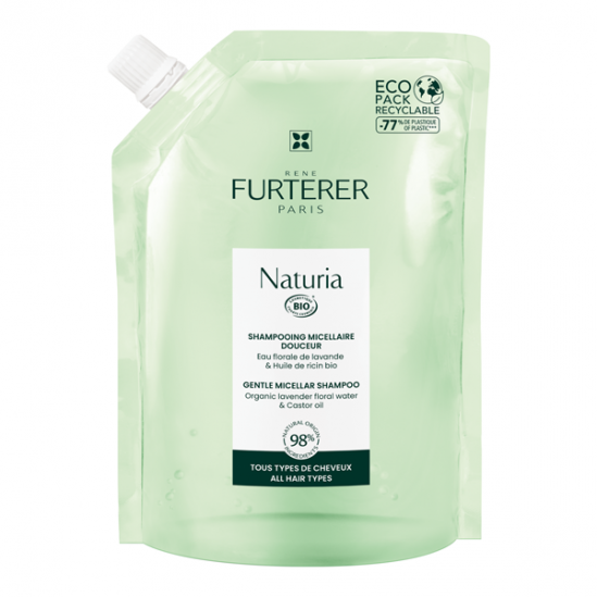 René Furterer naturia shampooing micellaire douceur éco-recharge 400ml