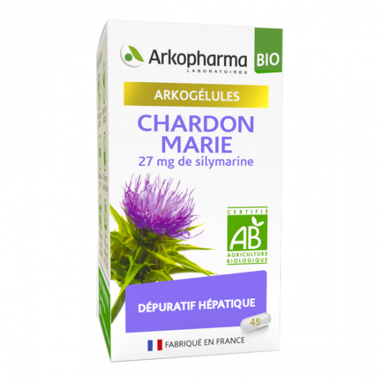 Arkopharma arkogélules chardon marie bio 45 gélules