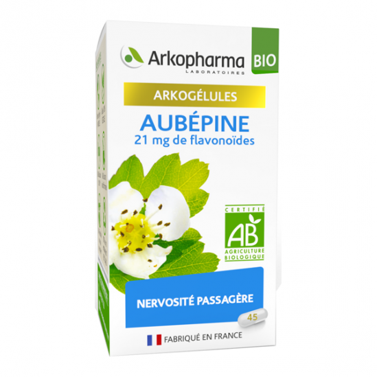 Arkopharma arkogélules bio aubépine 45 gélules