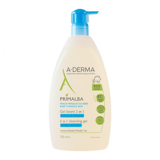 A-derma primalba gel lavant 2en1 750ml