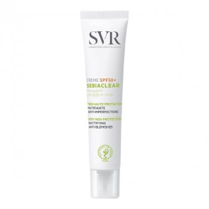 Svr sebiaclear crème spf50+ matifiante anti-imperfection 40ml