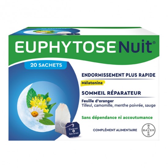 Euphytose nuit sommeil réparateur 20 sachets