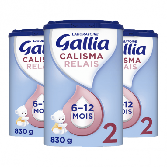 Gallia calisma relais 6-12 mois lot de 830g