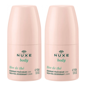 Nux body rêve de thé déodorant fraîcheur 24h lot de 2x50ml