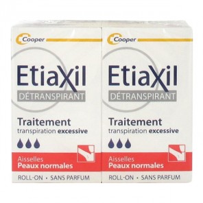 Etiaxil détranspirant traitement transpiration excessive lot de 2x15ml