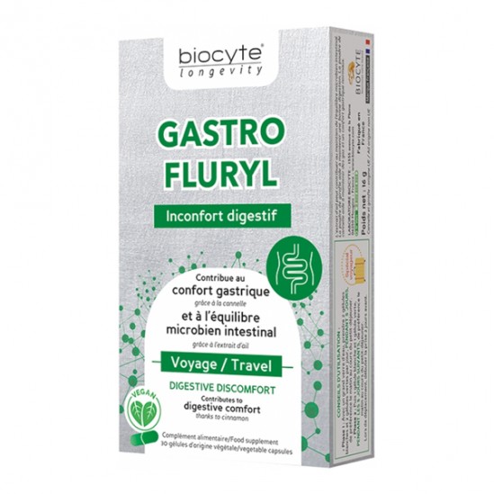 Biocyte Longevity gastrofluryl inconfort digestif 30 gélules