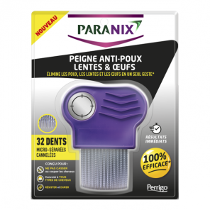 Paranix peigne anti-poux métallique 3 en 1