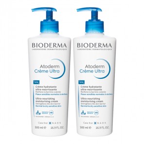 Bioderma Atoderm Crème Ultra hydratante lot de 2 x 500ml