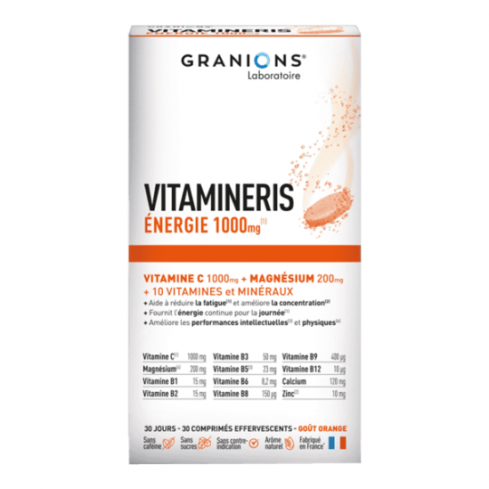 Granions Vitamineris Énergie 1000mg - 30 comprimés