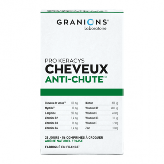 Granions Pro Keracys cheveux anti-chute 56 comprimés à croquer