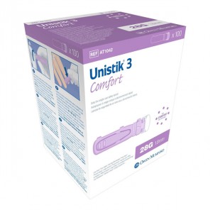 Unistik 3 Comfort autopiqueur 28gr boîte de 100