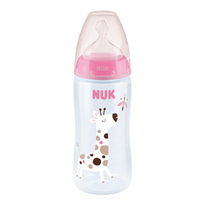 Nuk fc + tc biberon silicone 6-18 mois fille 360ml