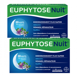 Euphytose Nuit lot de 2 x 30 comprimés