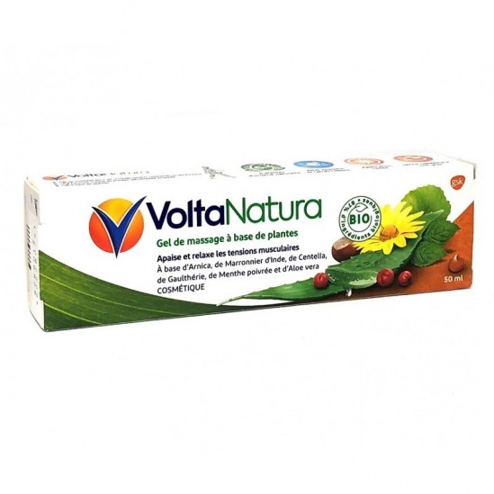 VoltaNatura gel de massage bio à base de plantes 50ml