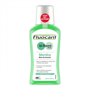 Fluocaril bain de bouche menthe bi-fluoré 25mg 300ml