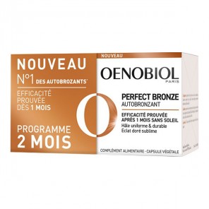 Oenobiol Perfect Bronze autobronzant lot de 2x30 capsules