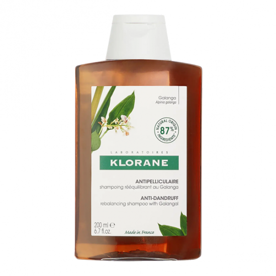 Klorane antipelliculaire shampoing rééquilibrant au galanga 200ml