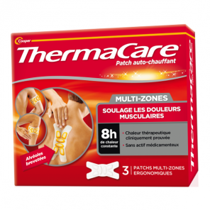 ThermaCare patch auto-chauffant 8h Multi-Zones 3 patchs