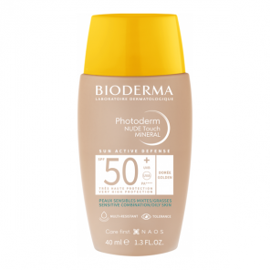 Bioderma photoderm nude touch spf50+ teinte dorée 40ml