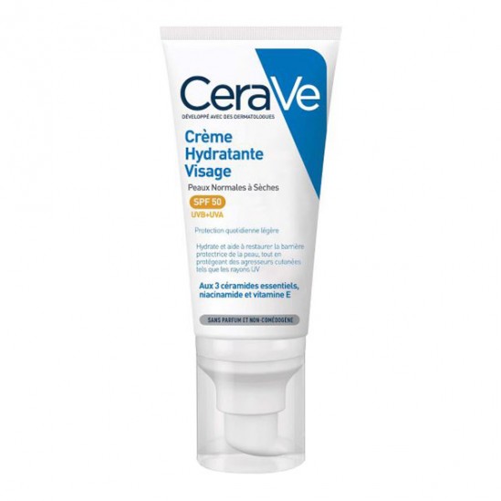 CeraVe crème hydratante visage SPF50 - 52ml