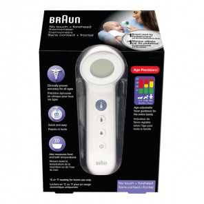 Braun Thermomètre sans contact + frontal BNT 400 avec Age Precision