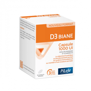 Pileje D3 Biane 1000 UI 90 capsules