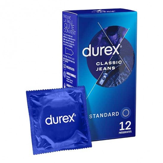 Durex Classic Jeans Standard - 12 préservatifs