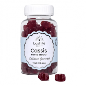 Lashile Cassis Monoboost gummies 60 pièces