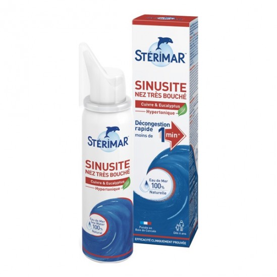 Stérimar Sinusite nez très bouché 50ml