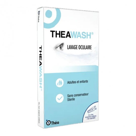 Théa Theawash lavage oculaire 10 unidoses de 5ml