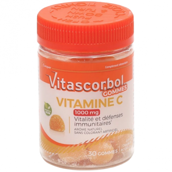 Vitascorbol Vitamine C 1000mg 30 gommes