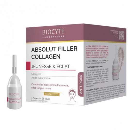 Biocyte Absolut Filler Collagen jeunesse & éclat 4 fioles