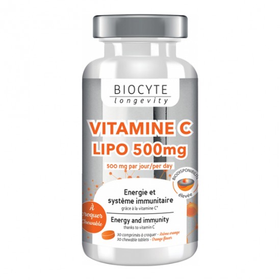 Biocyte vitamine C lipo 500mg 30 comprimés