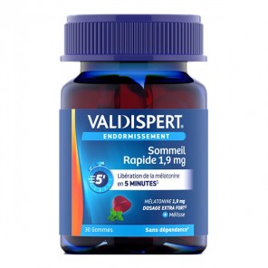 Valdispert Sommeil rapide 1,9mg 30 gommes