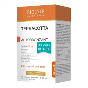 Biocyte Pack Terracotta autobronzant 90 gélules